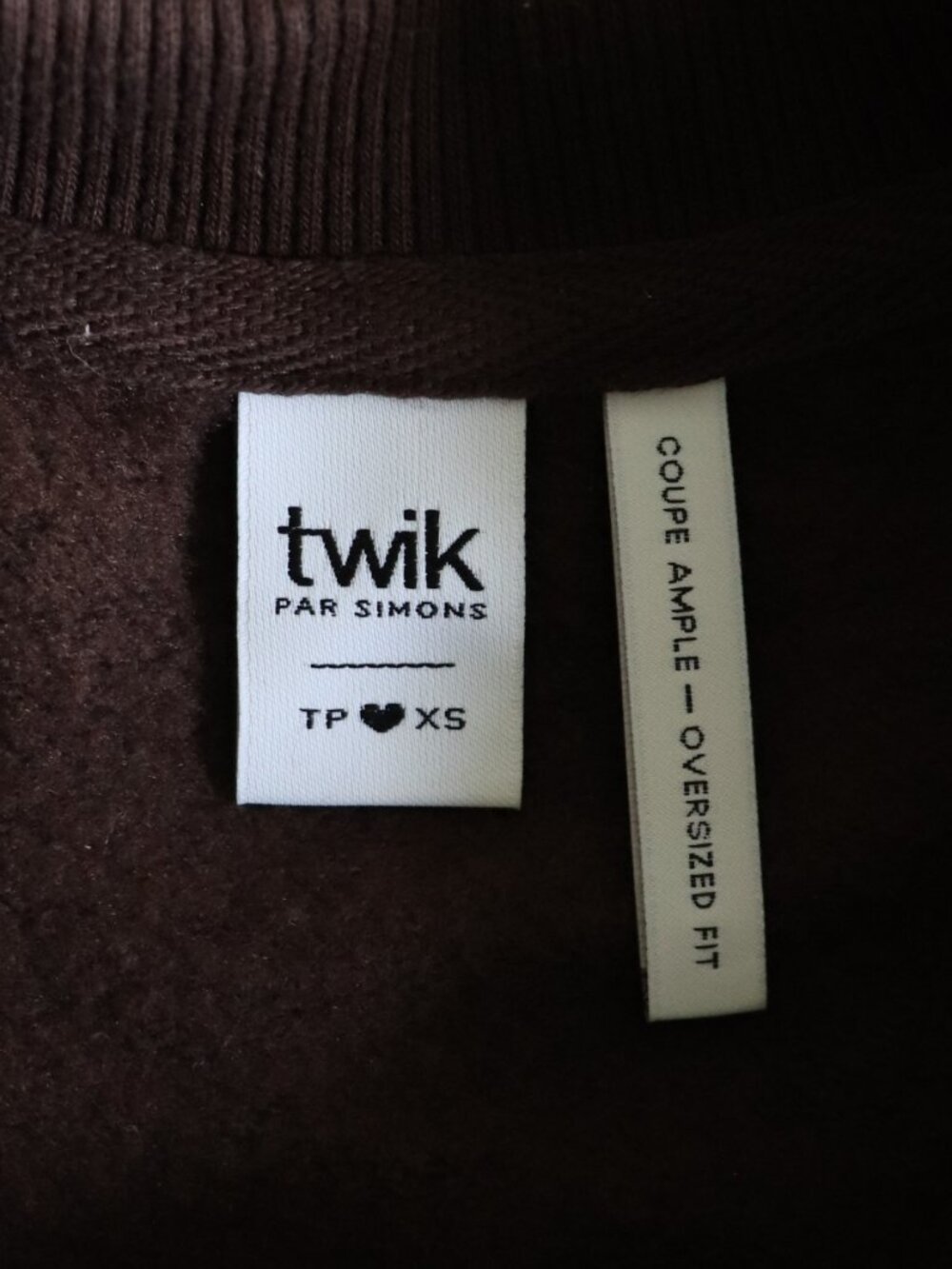 Simons Twik Brown Nanaimo BC Destination Oversized Crewneck Size XS - Picture 6 of 8